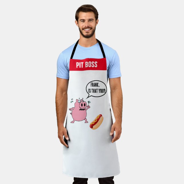 Personnaliser Les Tabliers BBQ, Frank, C'Est Toi ? (Porté)