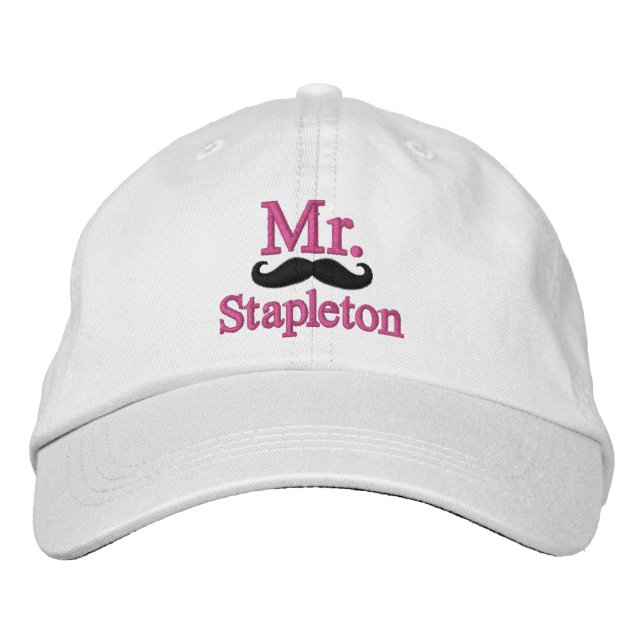 Personnaliser M. & Mme Embroidery Casquette brodé (Devant)