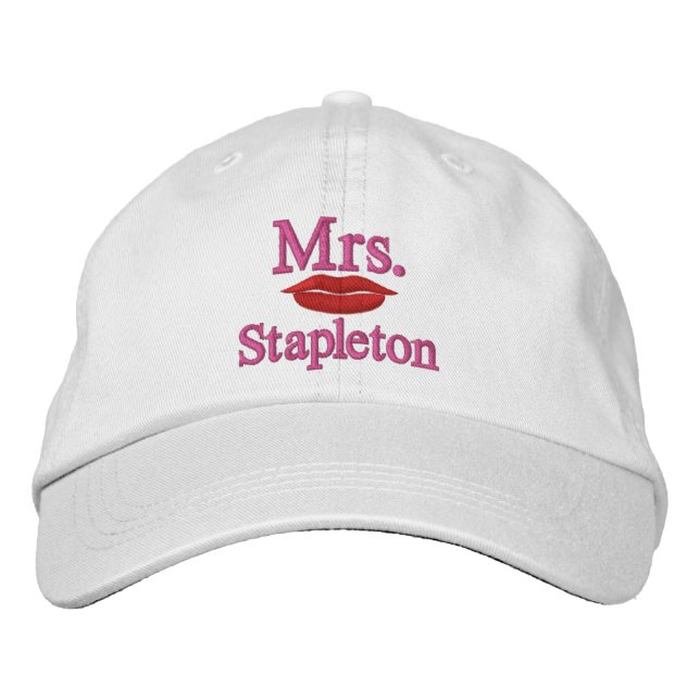 Personnaliser M. & Mme Embroidery Casquette brodé (Devant)