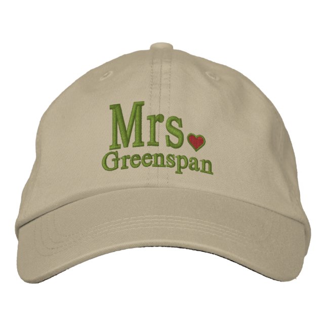 Personnaliser M. & Mme Embroidery Casquette brodé (Devant)