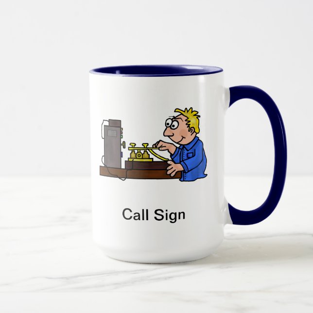 Personnaliser masculine blonde de tasse (Droite)