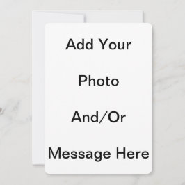 Personnaliser Modèle blanc 5 x 7 Cartes blanches d