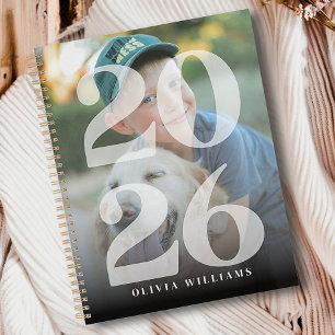 Personnaliser moderne Photo 2026 Recouvrement bl