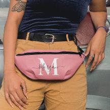 Personnaliser Monogramme Nom initial rose