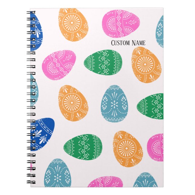 PERSONNALISER : OEufs de Pâques | Journal carnet (Devant)
