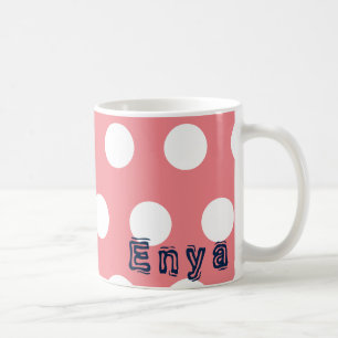 Personnaliser par nom Polka Mug