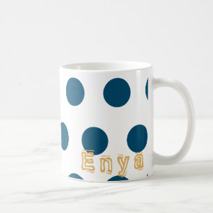 Personnaliser par nom Polka Mug