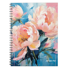 PERSONNALISER : Peony rose | Journal carnet