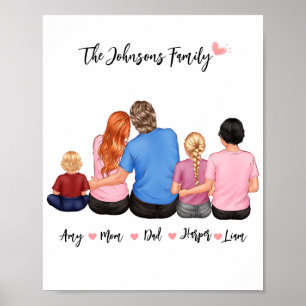 Personnaliser Personnaliser Poster Portrait de Fam