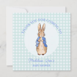 Personnaliser Pierre le lapin Merci