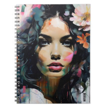 PERSONNALISER : Portrait Abstrait | Journal carnet