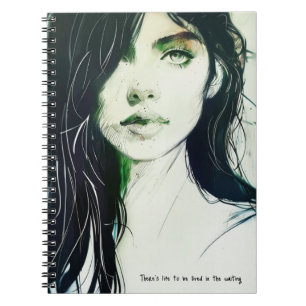 PERSONNALISER : Portrait illustré Carnet