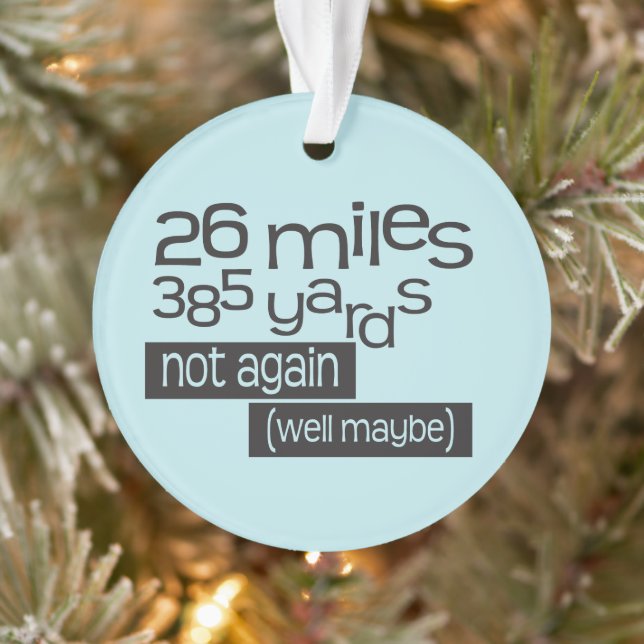 Personnaliser Précédent 26.2 Marathon amusant Cour (Arbre)