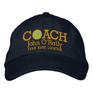 Personnaliser Tennis Coach Casquette Votre Nom Vot