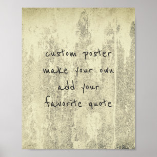 personnaliser un poster personnalisé ajouter un de