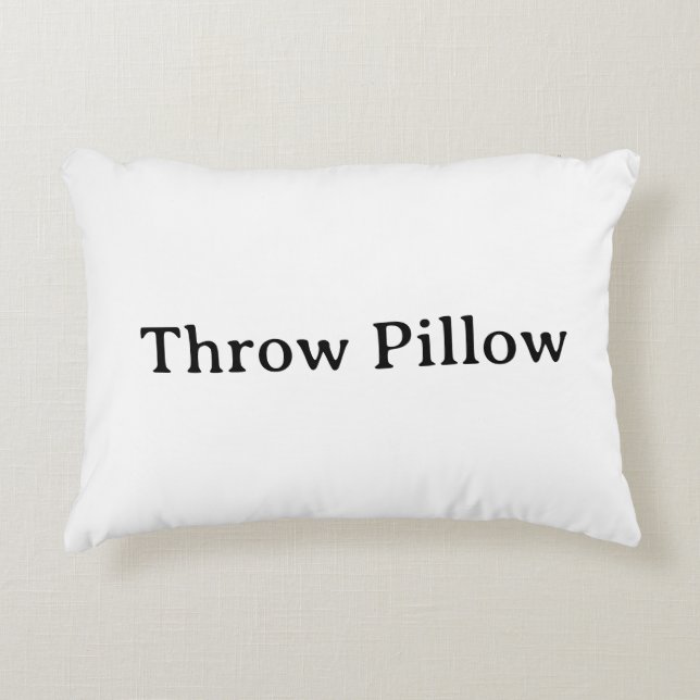 personnaliser un simple Coussin d'accent (Devant)