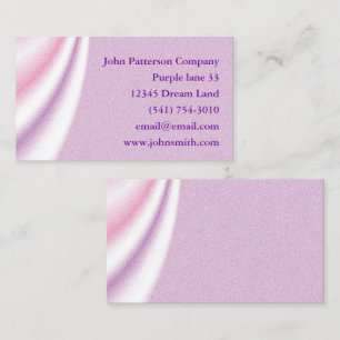 Personnaliser Violet abstrait Carte de visite de r