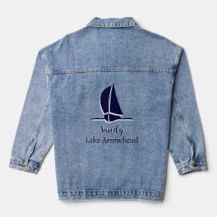 Personnaliser voilier Silhouette Marine Bleu Blanc