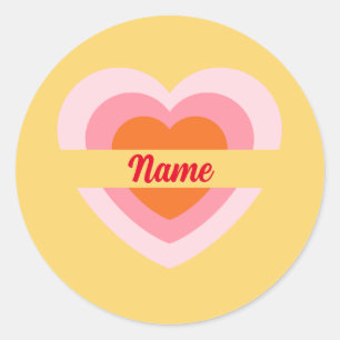 Personnaliser votre nom Sticker Étiquette Personna