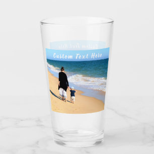 Personnaliser votre verre photo avec texte