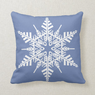 Personnalisez ce coussin de flocon de neige