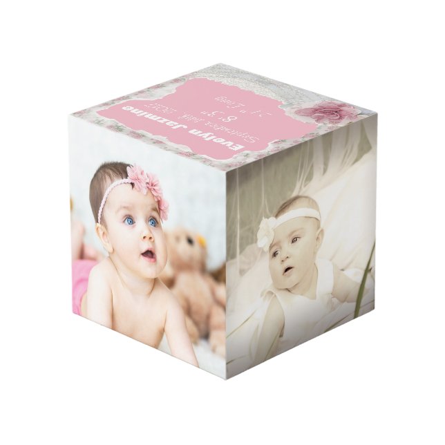 Personnalisez ce cube en photo avec le PICS de (Angle arrière)