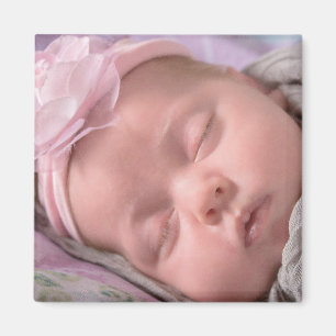 Personnalisez ce joli aimant de photo de bébé