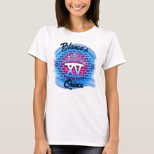 Personnalisez ce T-shirt Airbrush Quince (Devant)