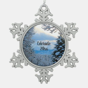 Personnalisez cet ornement de flocon de neige du C