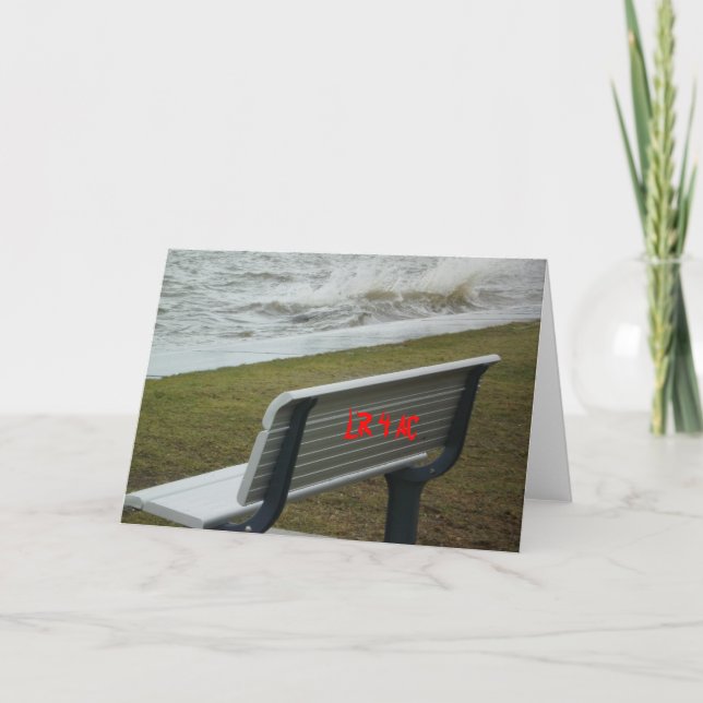 Personnalisez Cette Carte Banc (Devant)
