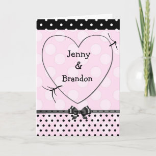 Personnalisez cette carte pour couple romantique