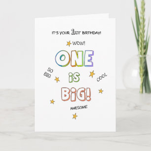 Personnalisez cette grande carte d'anniversaire 1e