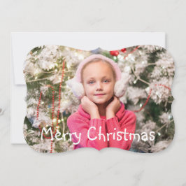 Personnalisez cette magnifique carte de Noël