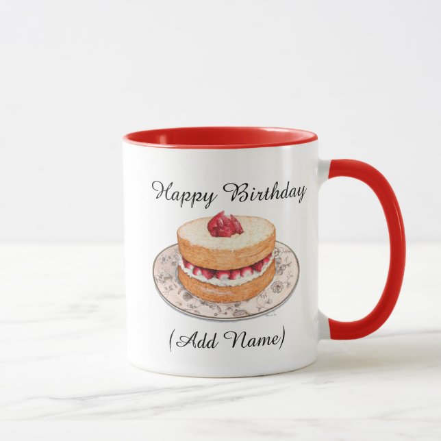 Personnalisez cette Mug de café d'anniversaire (Droite)