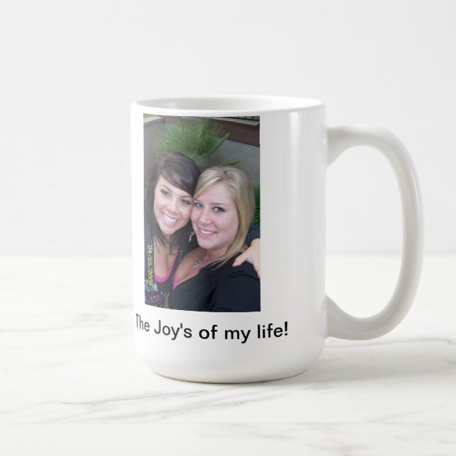 Personnalisez la tasse de café 15oz (Droite)