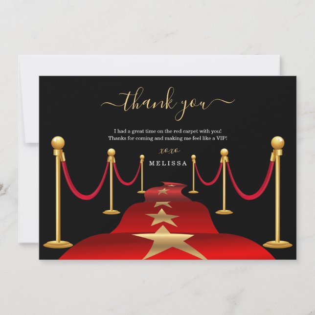 Personnalisez le carte de remerciements fait sur (Devant)