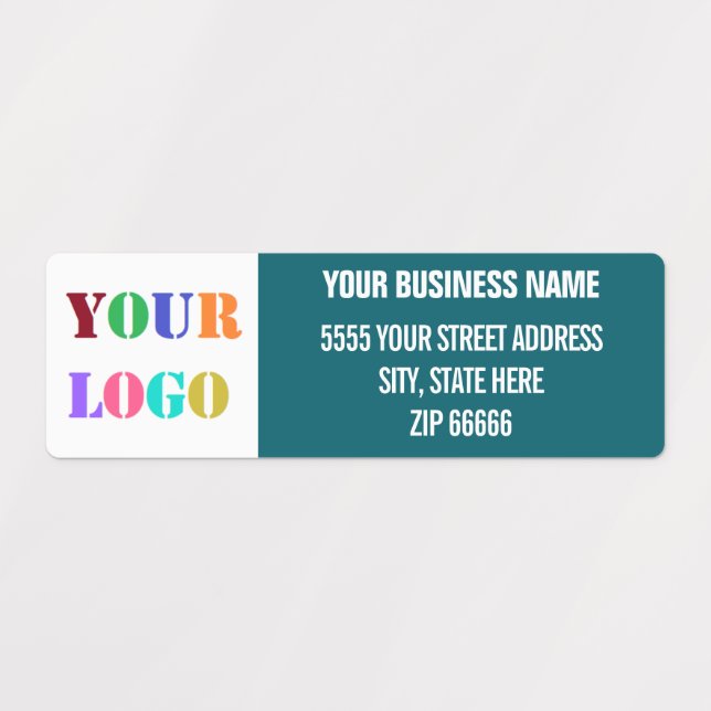 Personnalisez le nom de votre entreprise Étiquette (Design 1)