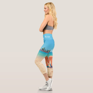 Personnalisez vos Leggings Photo Capri avec du tex