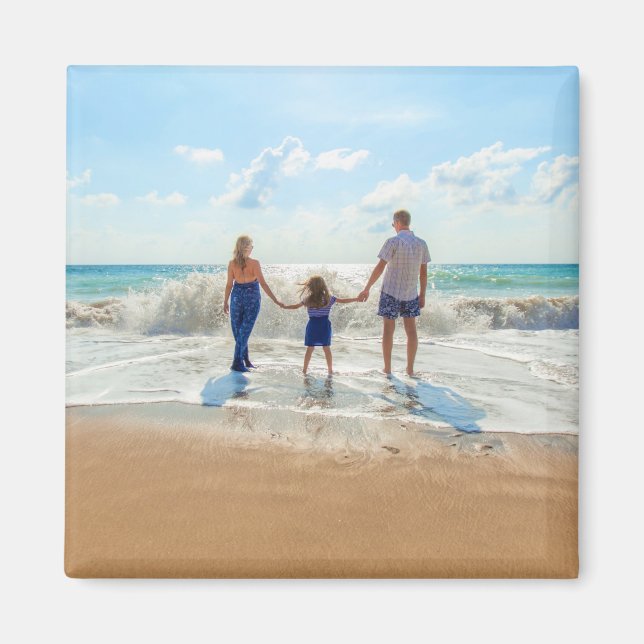 Personnalisez votre conception photo Cadeau Magnet (Devant)