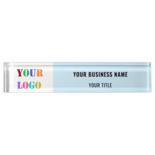 Personnalisez votre logo Texte et couleurs Plaque