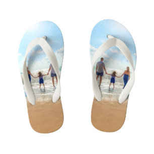 Personnalisez votre photo Les tongs de votre enfan