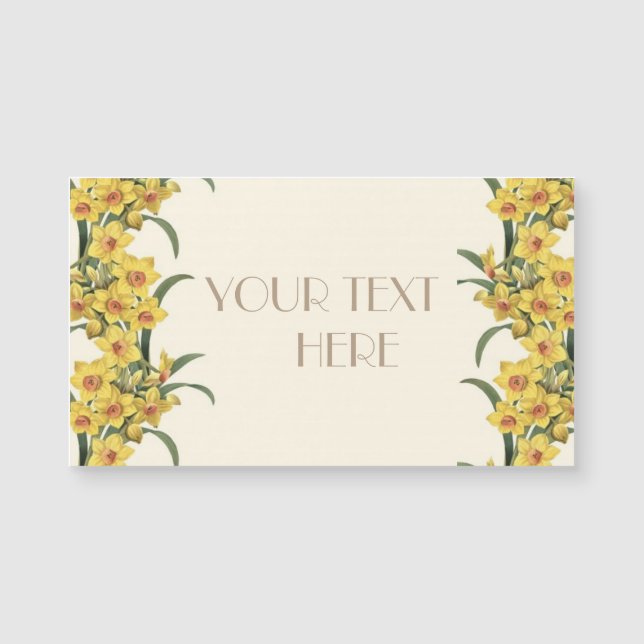 Personnalisez votre propre aimant Carte de visite (Devant)