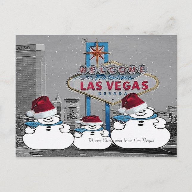 Personnalisez votre propre carte postale Las Vegas (Devant)