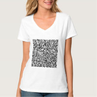 Personnalisez votre QR Code Scan Info T-shirt cade
