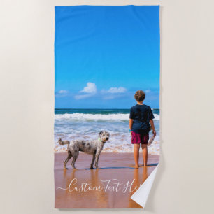 Personnalisez votre serviette préférée Photo Beach