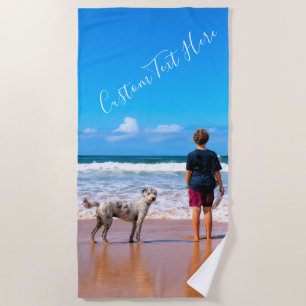 Personnalisez votre serviette préférée Photo Beach