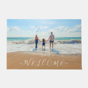 Personnalisez votre tapis photo avec l'accueil de