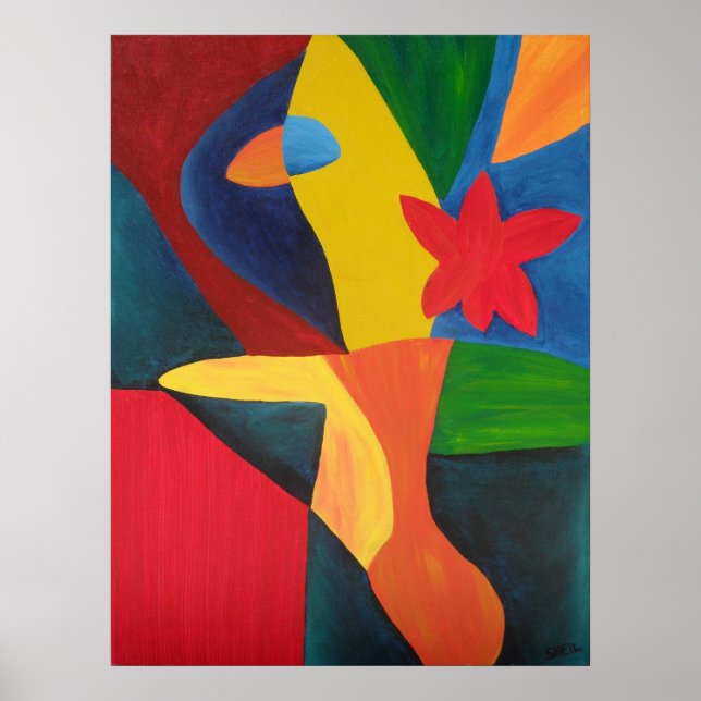 "Personnalités multiples" par SHEIL Poster Imprime (Devant)