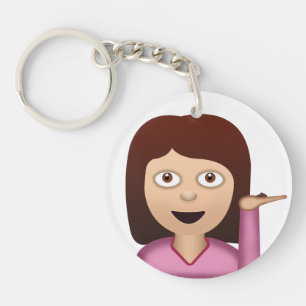Personne Emoji de bureau de renseignements