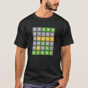 PERSONNE NE SE SOUCIE DE VOTRE T-shirt SCORE